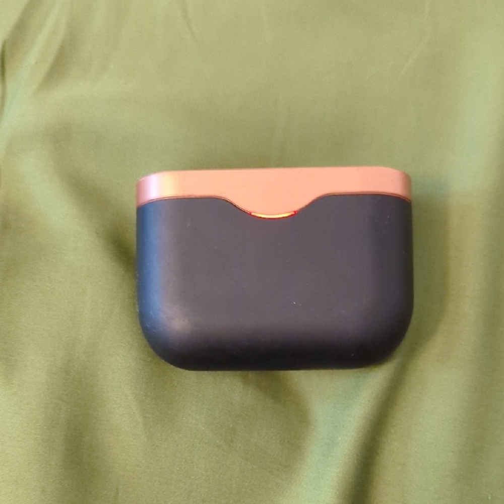 Sony Wireless Earbuds in Black with Rose Gold Case Accent - Picture 2 of 3
